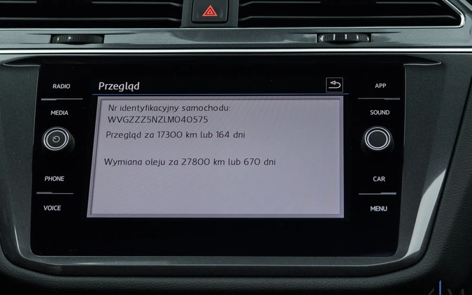 Volkswagen Tiguan Allspace cena 179900 przebieg: 66000, rok produkcji 2019 z Rychwał małe 781
